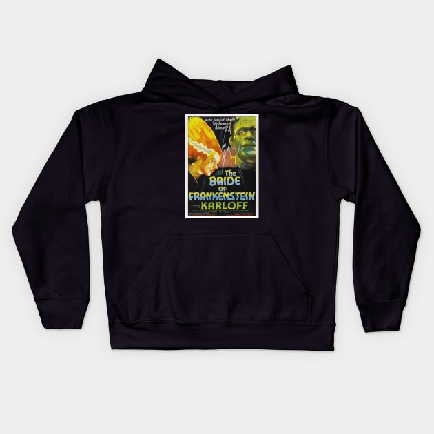 Bride of Frankenstein (1935) 1 Kids Hoodie by GardenOfNightmares